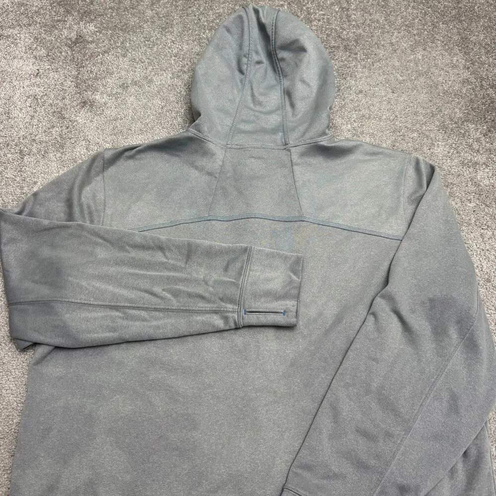 The North Face Mountain Athletics Full Zip Hoodie Sweatshirt Mens XL Gray Blue